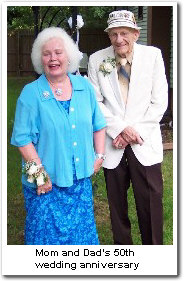Mom and Dad's 50th weddng anniversary 
